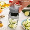 Cocina InnovaGoods | Cortador De Verduras En Espiral Y Rallador Con Recetas Vigizer Innovagoods