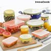 Cocina InnovaGoods | Set De 10 Tapas De Cocina Reutilizables Y Ajustables Lilyd Innovagoods