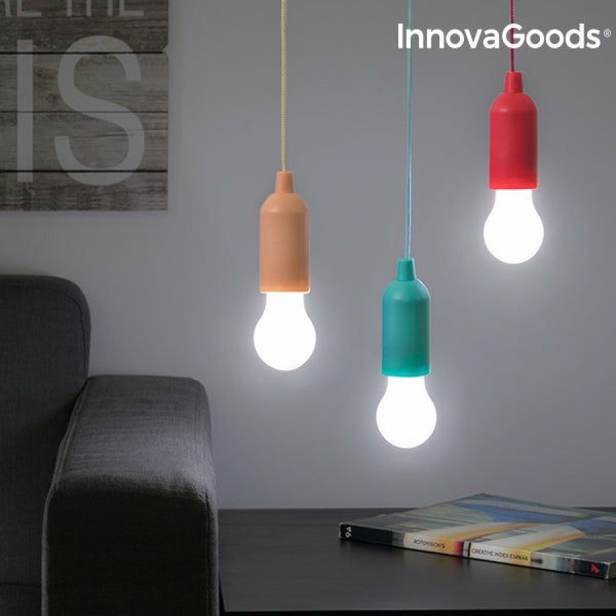 Gadget InnovaGoods | Bombilla Led Portatil Con Cordon Innovagoods